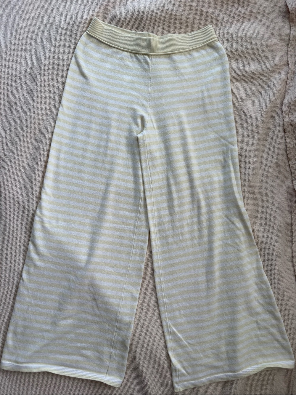 Aerie Striped Wide Leg Lounge Pants Size Small